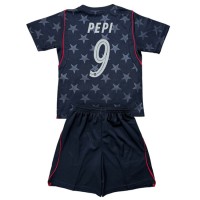 Stroje piłkarskie Stany Zjednoczone Ricardo Pepi #9 Koszulka Wyjazdowej dla dzieci MŚ 2026 Krótki Rękaw (+ szorty)